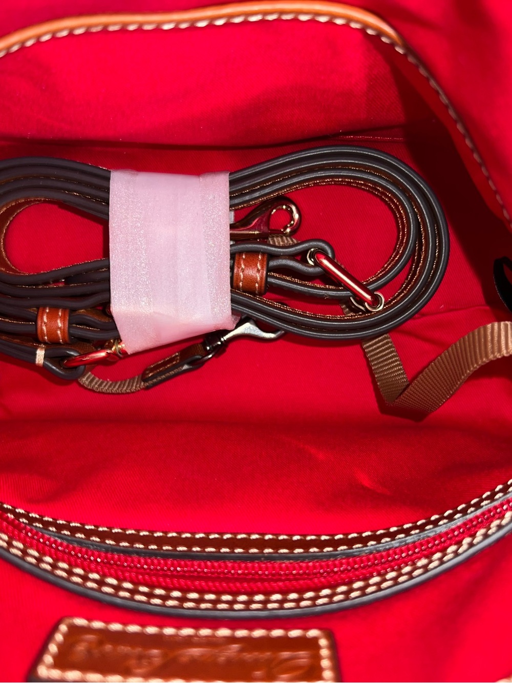 NWTs, Dooney & Bourke Creamy Pebbled Leather Cameron Crossbody & Matching Wallet - Picture 13 of 13